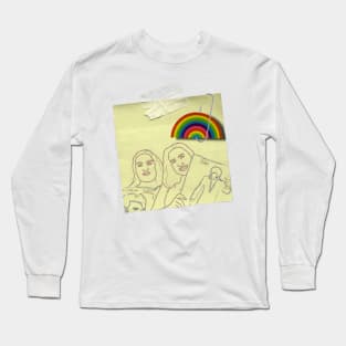 Elvis Right Now Podcast post-it Long Sleeve T-Shirt